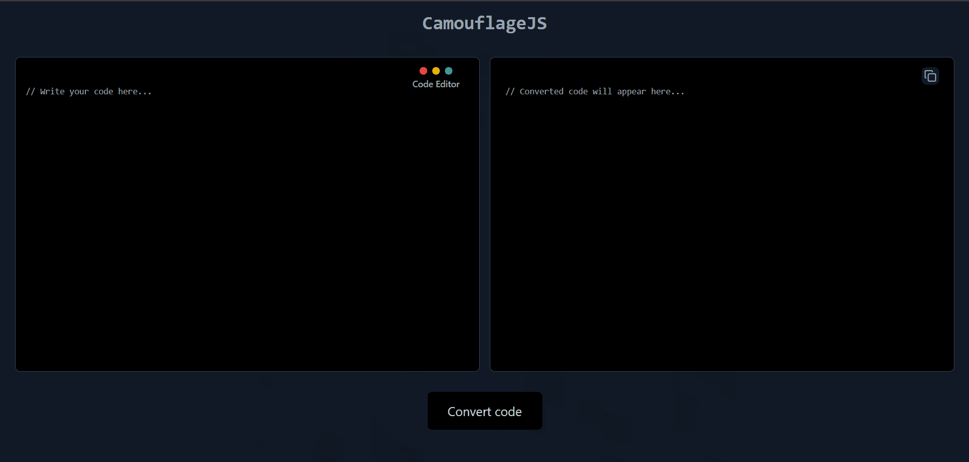 CamouflageJS